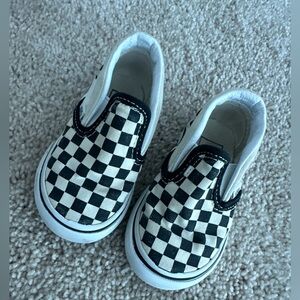 Classic checkered Vans toddler 5